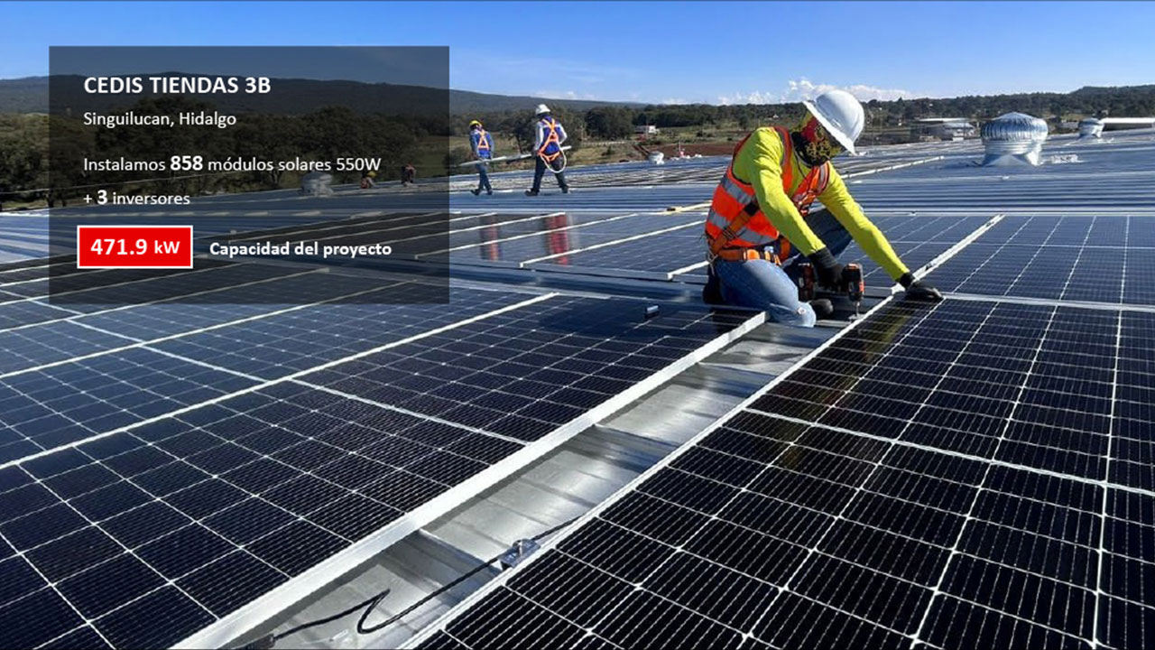 Instalacion eficiente paneles solares pachuca