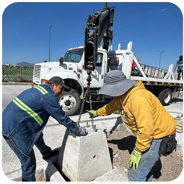 bases de concreto para postes inversión