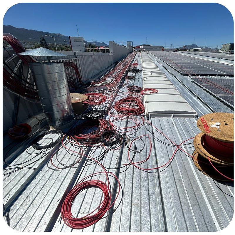 cableado panel solar